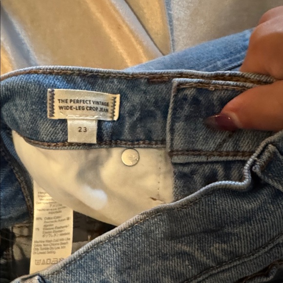 Madewell Perfect Vintage Wide-Leg Crop Jeans – Size 23 NWT $138 - Picture 10 of 10